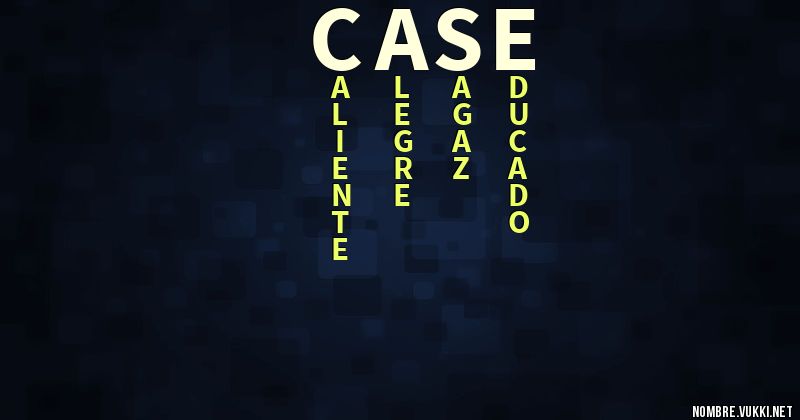 Acróstico case