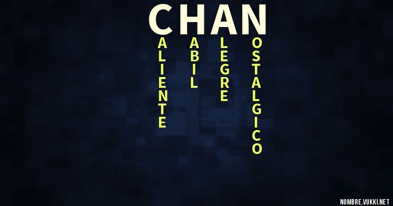 Qué significa chan