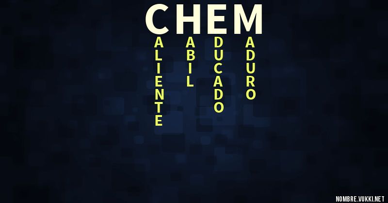 Acróstico chem