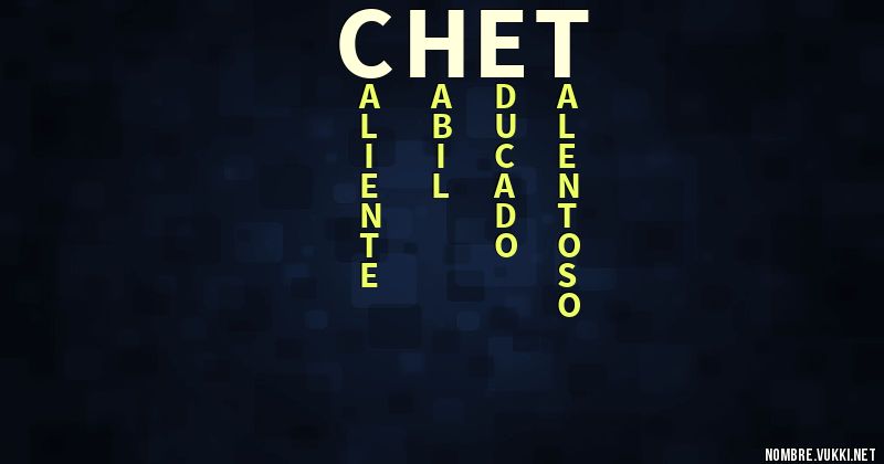 Acróstico chet