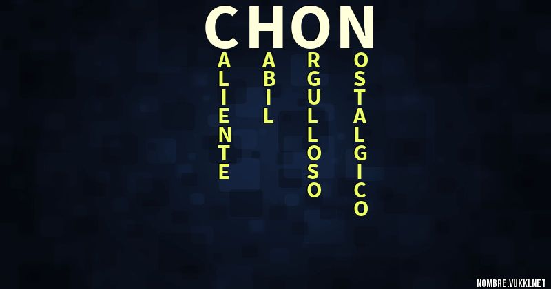 Acróstico chon