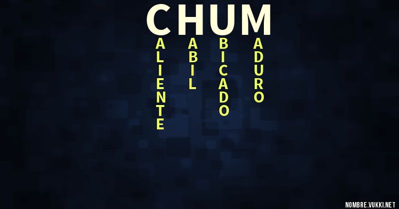 Acróstico chum