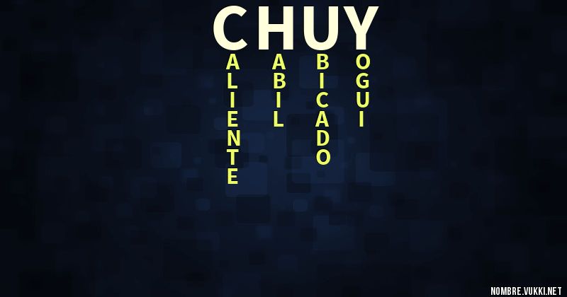 Acróstico chuy