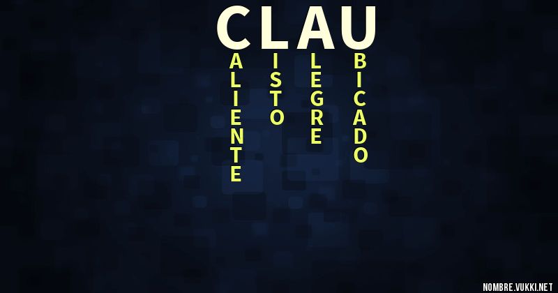 Acróstico clau