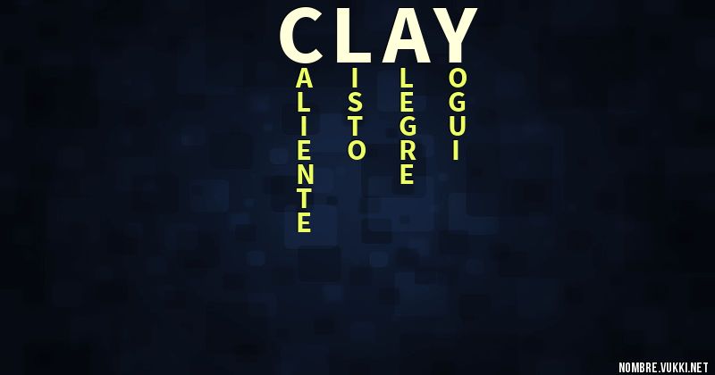 Acróstico clay