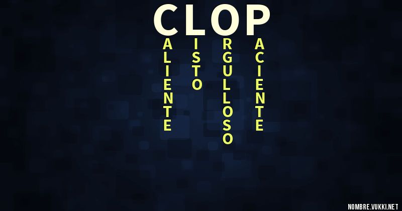 Acróstico clop