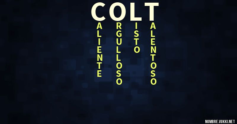 Acróstico colt