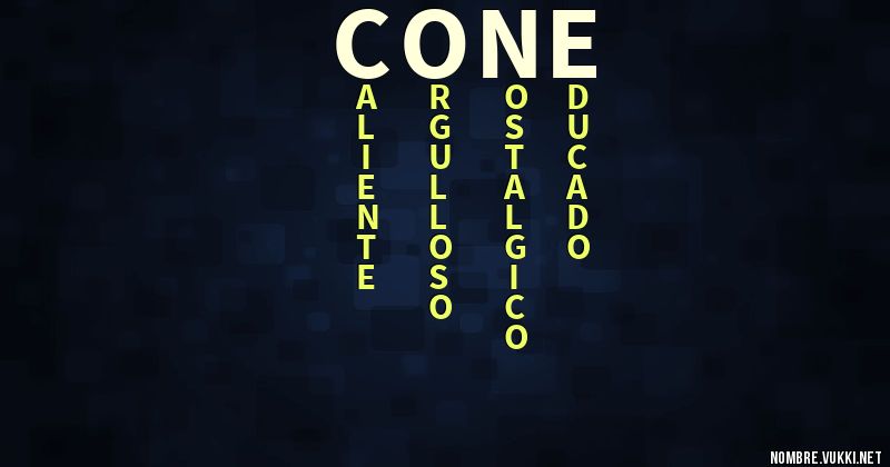 Acróstico cone