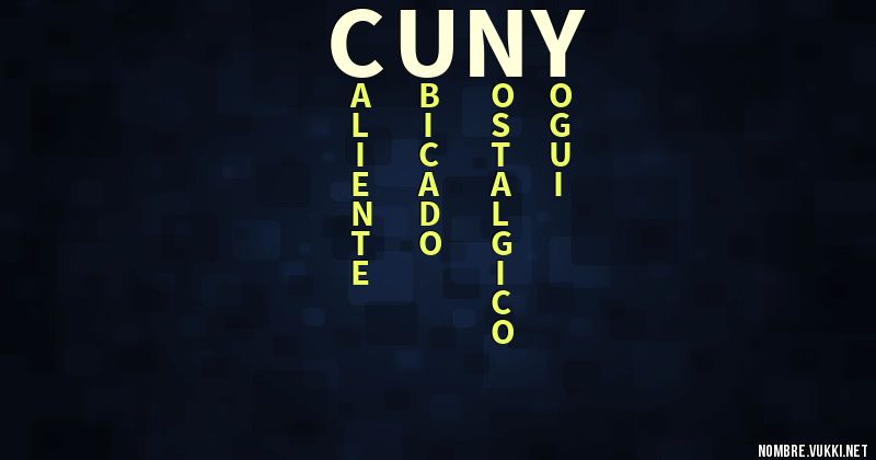 Acróstico cuny