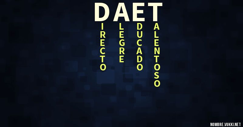 Acróstico daet