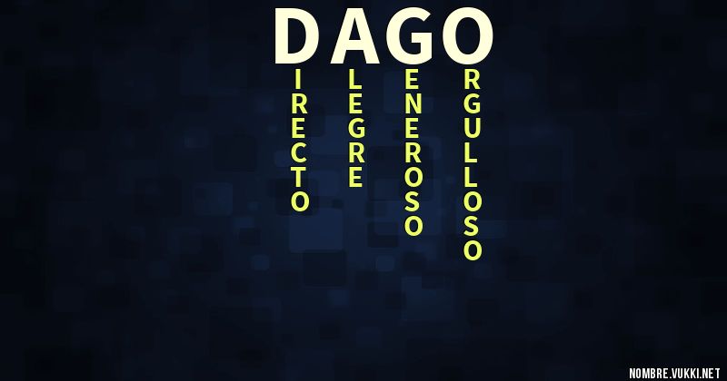 Acróstico dago