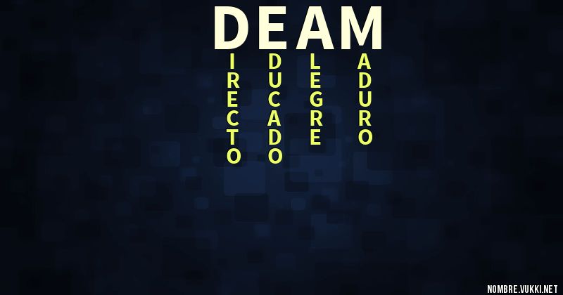 Acróstico deam