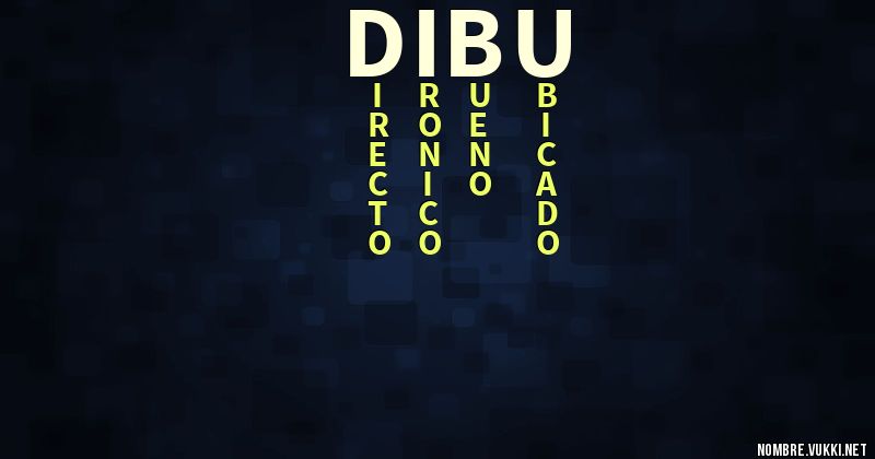 Acróstico dibu