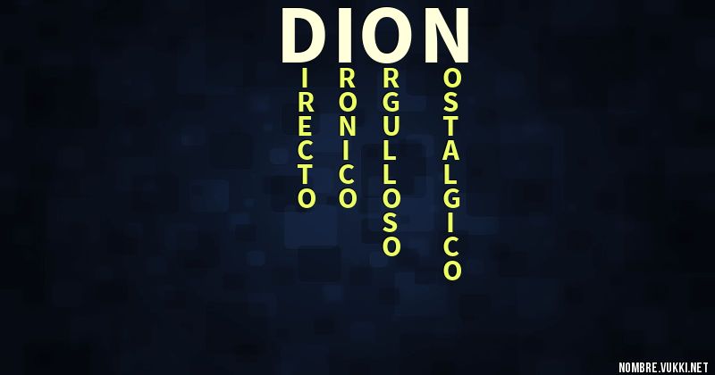 Acróstico dion