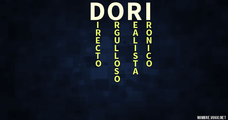 Acróstico dori