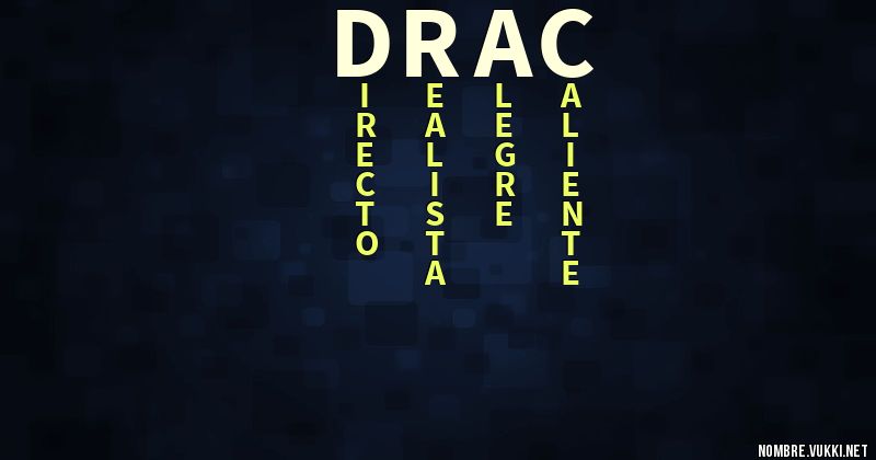 Acróstico drac