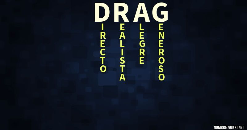 Acróstico drag