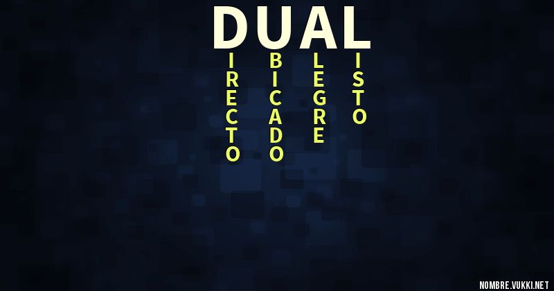 Acróstico dual