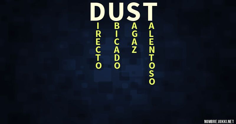 Acróstico dust