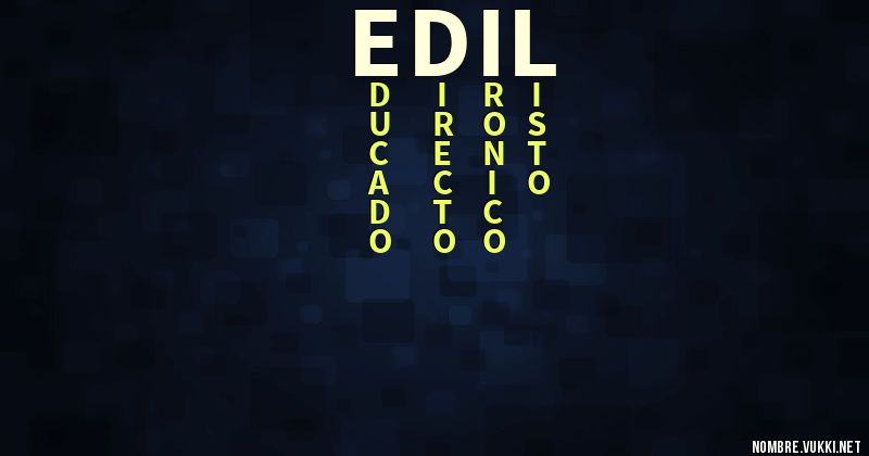 Acróstico edil