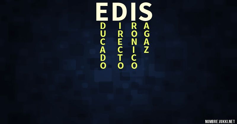 Acróstico edis