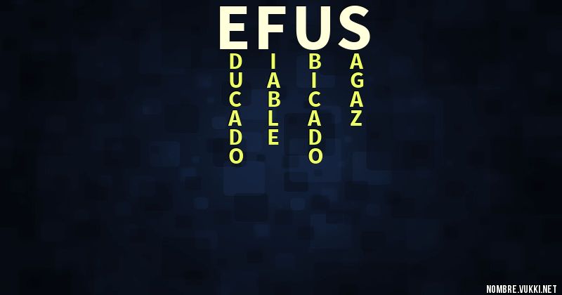 Acróstico efus