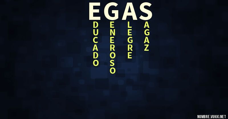 Acróstico egas