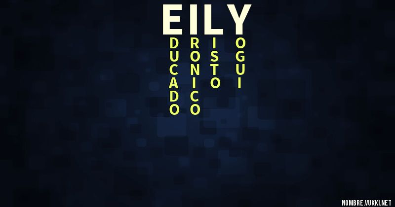 Acróstico eily