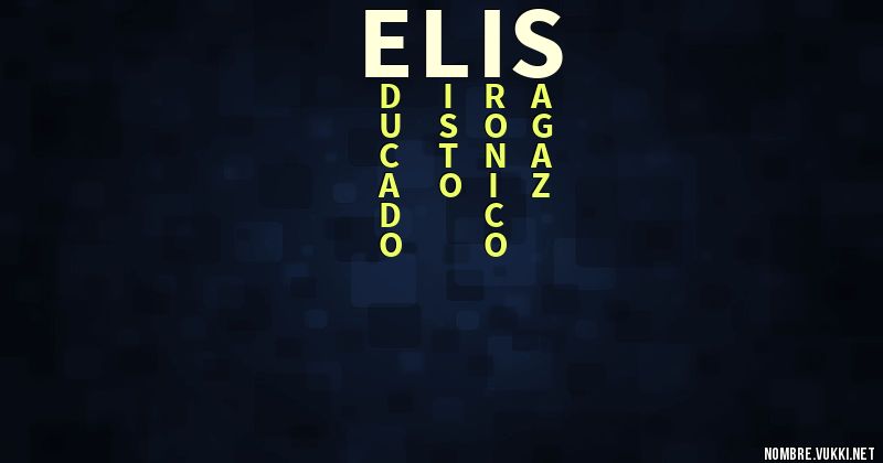 Acróstico elis