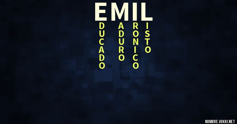 Acróstico emil