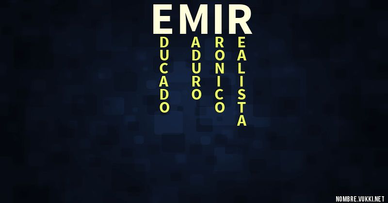 Acróstico emir