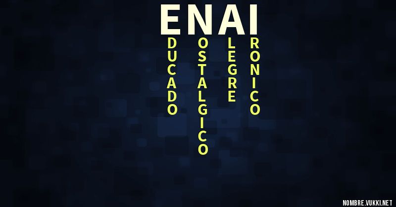Acróstico enai