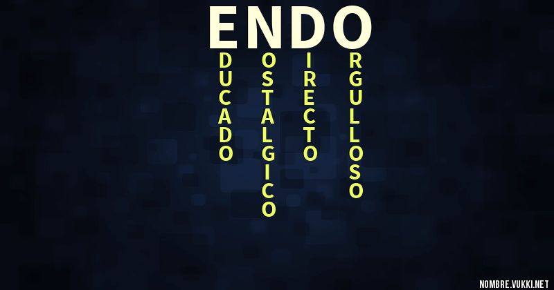Acróstico endo