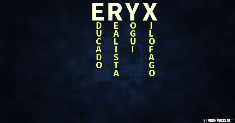 Acróstico eryx