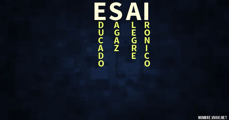 Acróstico esai