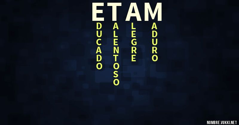 Acróstico etam
