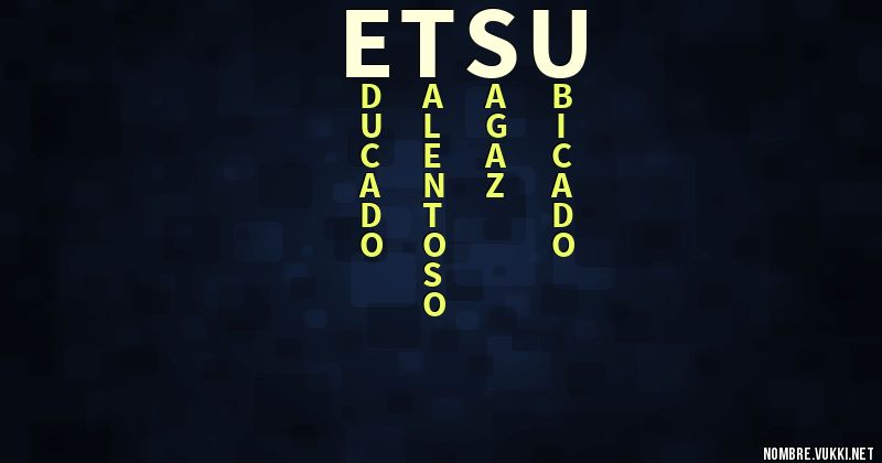 Acróstico etsu