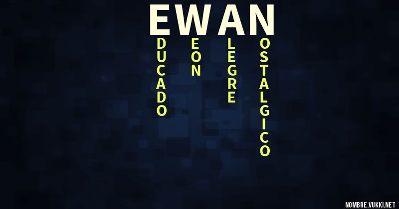 Acróstico ewan