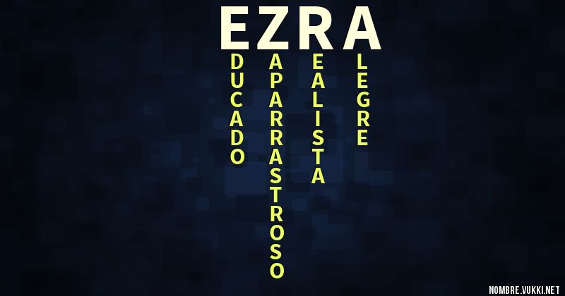 Acróstico ezra