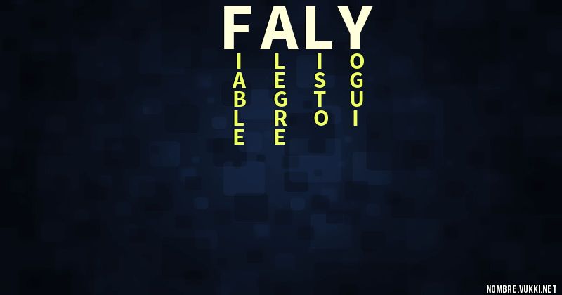 Acróstico faly