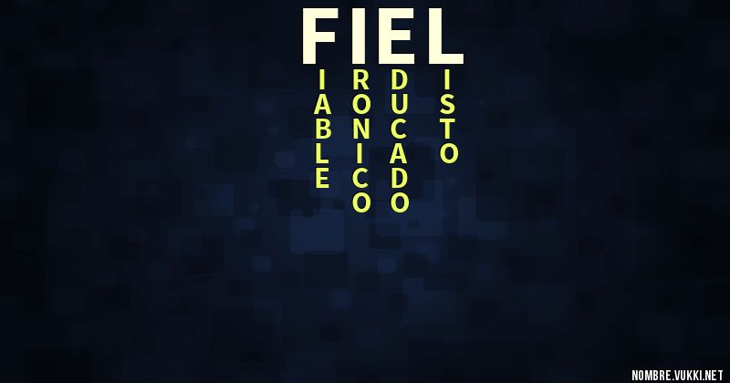 Acróstico fiel