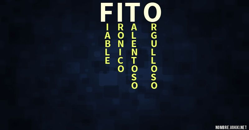 Acróstico fito