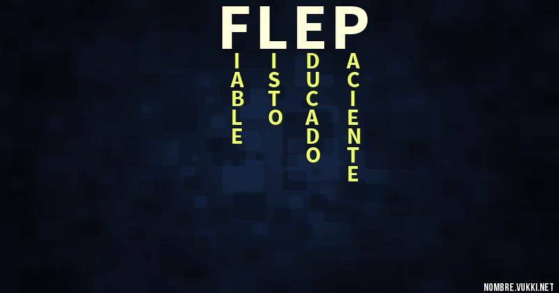 Acróstico flep