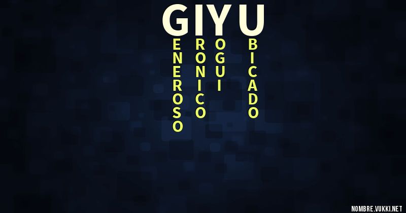 Acróstico giyu