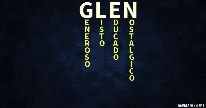 Acróstico glen