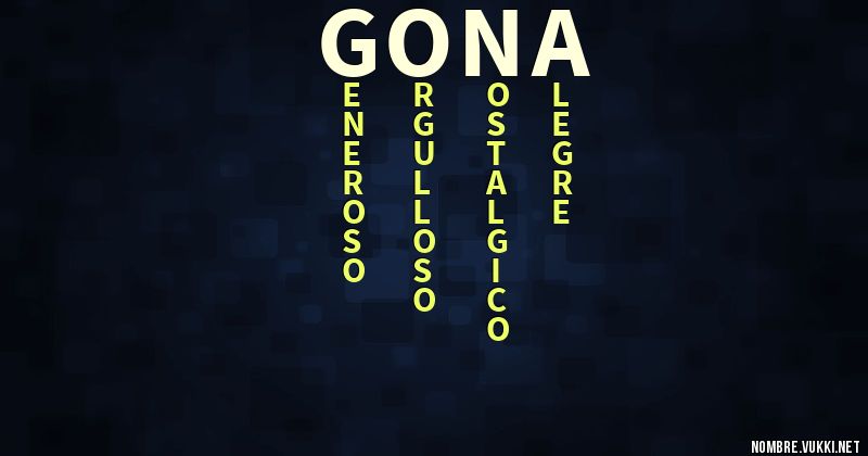 Acróstico gona