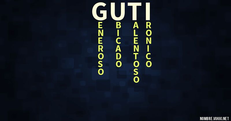 Acróstico guti