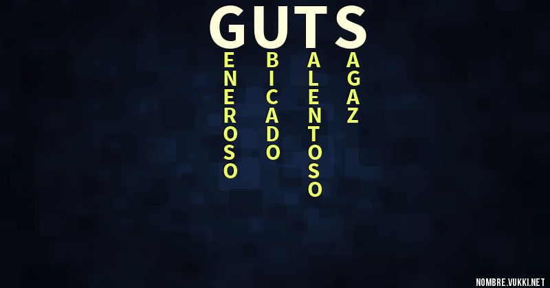 Acróstico guts