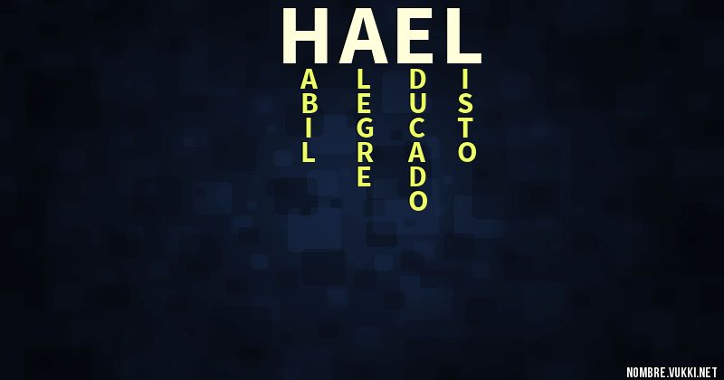 Acróstico hael