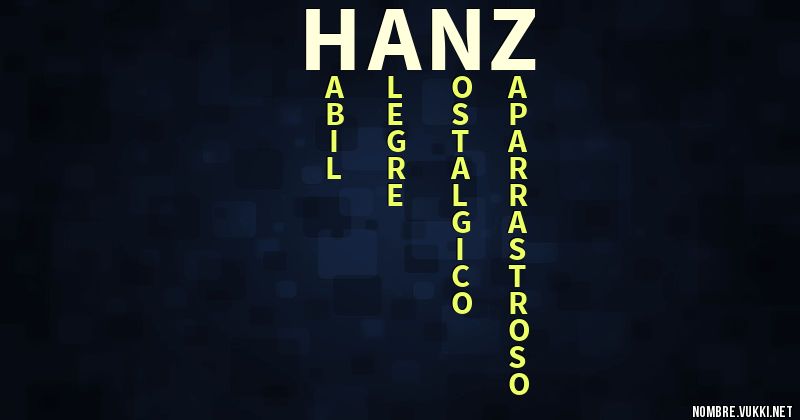 Acróstico hanz